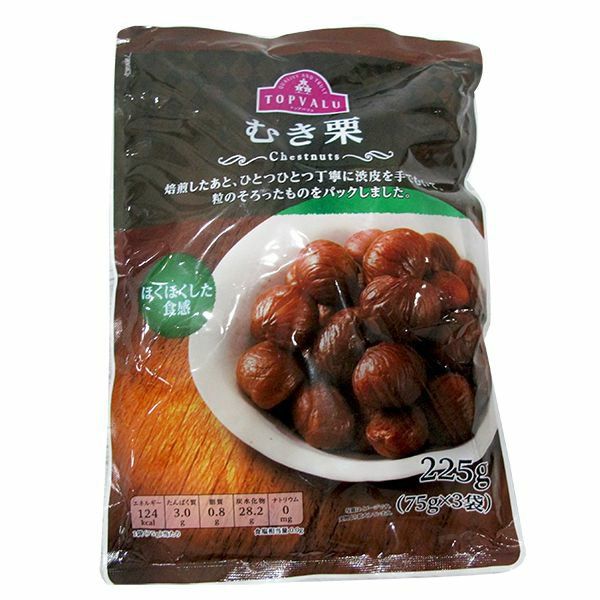 Hạt dẻ TOPVALU bóc vỏ 225g