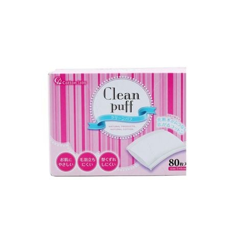 Bông tẩy trang Clean Puff 80 miếng