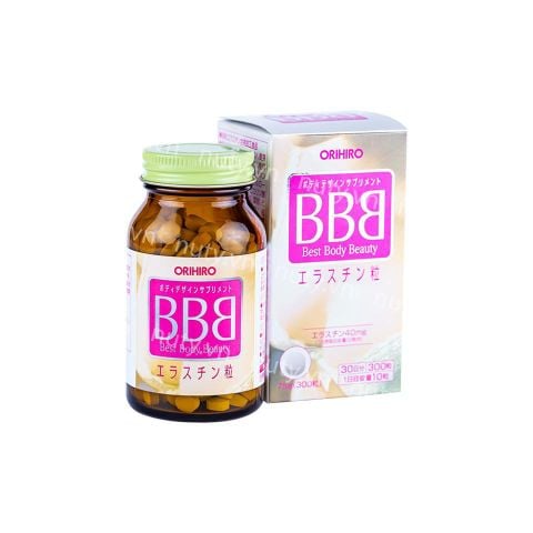 Viên uống hỗ trợ nở ngực Orihiro BBB Best Body Beauty 300 viên