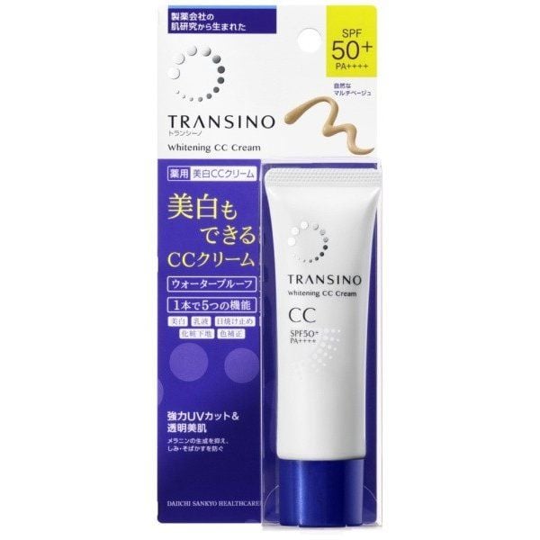 Kem trang điểm dưỡng trắng và chống nắng 5 in 1 Transino Whitening CC Cream SPF50+ PA++++ 30g