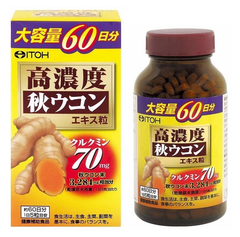 Viên uống nghệ mùa thu Itoh Nano Curcumin 70mg