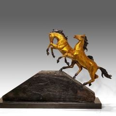 Tượng Đồng Phong Thuỷ Ngựa Mã Đáo Song Hành