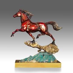 Tượng Ngựa Cưỡi Mây Bằng Đồng