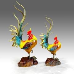 Tượng Gà Trống Bằng Đồng