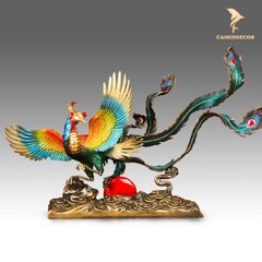 Tượng Đồng Phượng Hoàng Phong Thủy