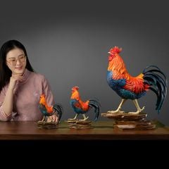 Tượng Đồng Con Gà Trống