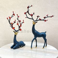 Tượng Đồng Phong Thuỷ Hươu Song Thọ