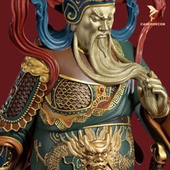 Tượng Quan Thánh Đế Quân Phong Thuỷ Bằng Đồng