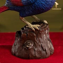 Tượng Chim Khướu Đuôi Đỏ Bằng Đồng - Trang Trí Để Bàn
