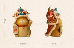 Mèo Thần Tài Bằng Đồng