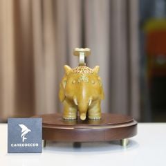 Tượng Đồng Phong Thuỷ Chú Voi Như Ý