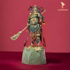Tượng Quan Thánh Đế Quân Phong Thuỷ Bằng Đồng