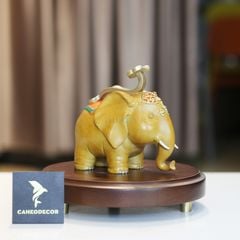 Tượng Đồng Phong Thuỷ Chú Voi Như Ý