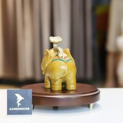 Tượng Đồng Phong Thuỷ Chú Voi Như Ý