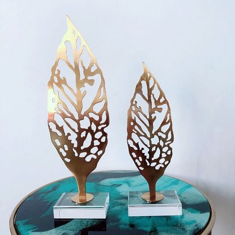 Trang Trí Để Bàn - Lá Kim