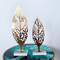 Trang Trí Để Bàn - Lá Kim