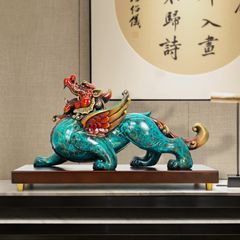Tượng Đồng Phong Thuỷ Tỳ Hưu Màu