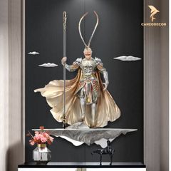 Tranh Phù Điêu 3D Tôn Ngộ Không Dáng Đứng - Mỹ Hầu Vương