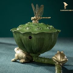 Lư Đồng Xông Trầm Búp Sen