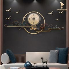 Đồng Hồ Hươu Trường Thọ Bằng Đồng