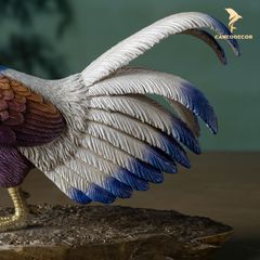 Gà Lôi Tai Nâu - Tượng Đồng Gà Quý Trung Hoa