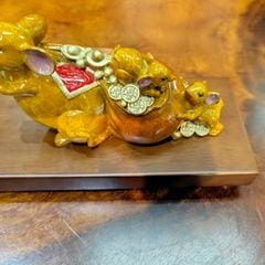 Tượng Chuột Phong Thuỷ May Mắn Tài Lộc Bằng Đồng