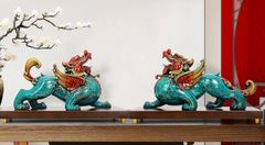 Tượng Đồng Phong Thuỷ Tỳ Hưu Màu