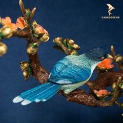 Tượng Đồng Chim Hỉ Thước Đăng Mai - Hỉ Thước Sùng Bái