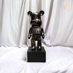 Tượng Mô Hình Gấu Bearbrick Trang Trí Sơn Vân 80cm