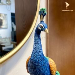 Lục Khổng Tước - Đôi Chim Công Uyên Ương Bằng Đồng