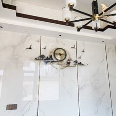 Đồng Hồ Hươu Trường Thọ Bằng Đồng