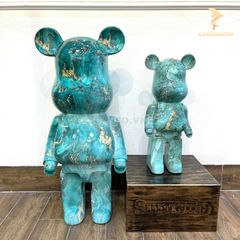 Tượng Mô Hình Gấu Bearbrick Trang Trí Sơn Vân 80cm