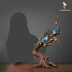 Tượng Đồng Chim Hỉ Thước Đăng Mai - Hỉ Thước Sùng Bái