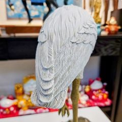 Tượng Cò Trắng Bằng Đồng Thủ Công - Đồ Trang Trí Cao Cấp