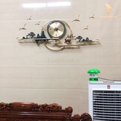 Đồng Hồ Hươu Trường Thọ Bằng Đồng