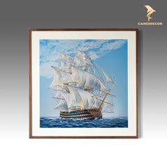 Tranh Đồng Thuyền Buồm 