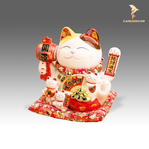 Mèo Thần Tài Vẫy Tay - Làm Ăn Phát Đạt (27cm)