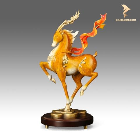 Tượng Hươu Đồng Phong Thủy