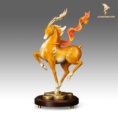 Tượng Hươu Đồng Phong Thủy