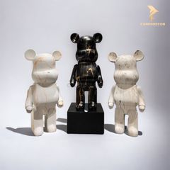 Tượng Mô Hình Gấu Bearbrick Trang Trí Sơn Vân 80cm