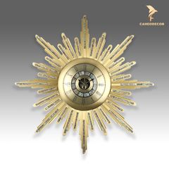 Đồng Hồ Trang Trí Treo Tường Đồng Khảm Trai