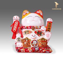 Mèo Thần Tài Vẫy Tay - Tài Lộc May Mắn(27cm)