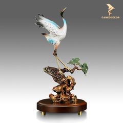 Tượng Chim Hạc Bằng Đồng