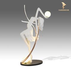 Tượng Đèn Trang Trí - Cô Gái Khiêu Vũ