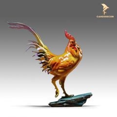 Tượng Gà Trống May Mắn Bằng Đồng - Cao Cấp