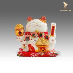 Mèo Thần Tài Vẫy Tay - Đại Phú Đại Quý (25cm)