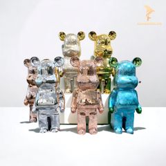 Tượng Mô Hình Gấu Bearbrick Mạ Điện 80cm