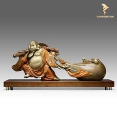 Tượng Đồng Đức Phật Di Lặc Kéo Bao