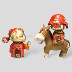 Tượng Đồng Đám Cưới Cô Dâu Chú Rể - Quà Cưới