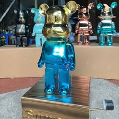 Tượng Mô Hình Gấu Bearbrick Mạ Điện 50cm